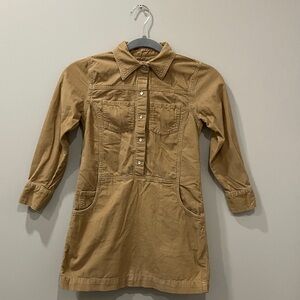 Old Navy Kids tan corduroy Dress